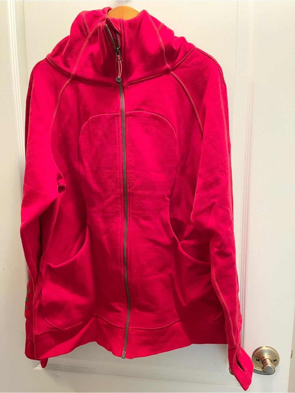 Lululemon Women’s Red Full-Zip Hoodie